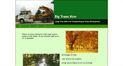 Desktop Screenshot of bigtreesnow.net